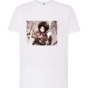 Μπλούζα με στάμπα mikasa anime girl!